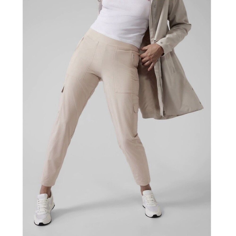 Athleta Beige/Tan Jogger Track Pants